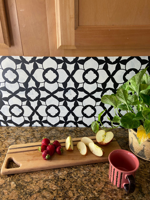 Kitchen Confidential: The Secret to a Stenciled Backsplash