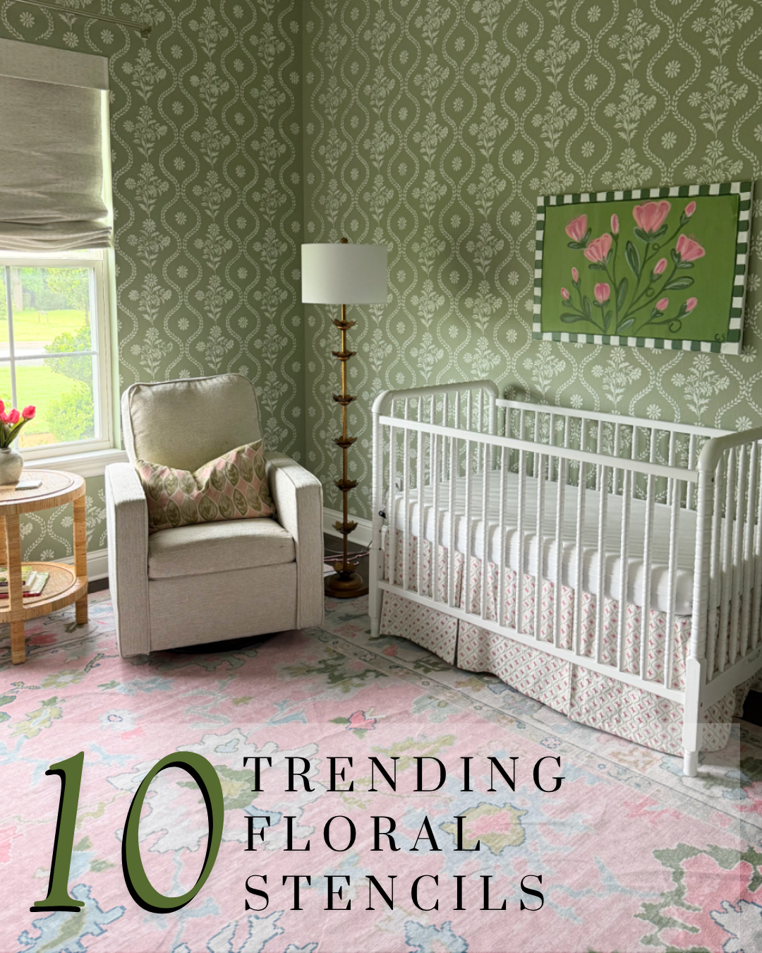 10 Trending Floral Stencil Patterns
