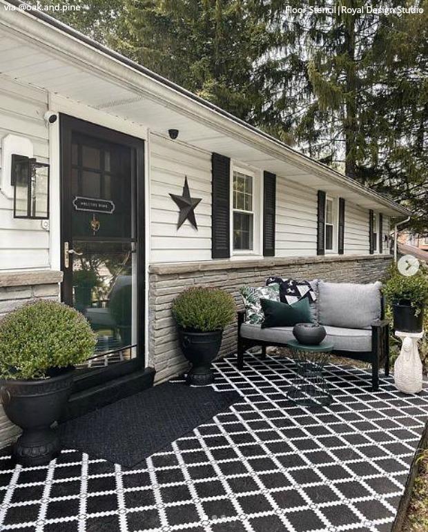 The Solution to Decorating Concrete Patios & Porches