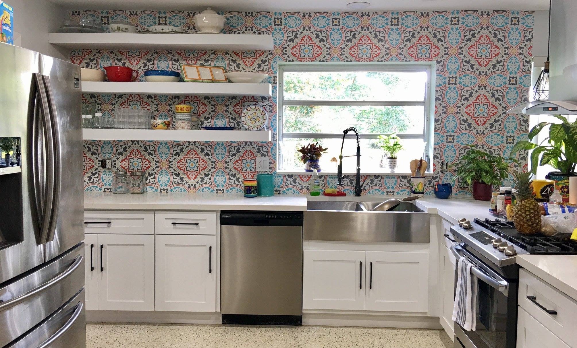 Back to Back: Kitchen Backsplash Painting Stencils