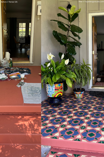 Beautiful Before & After Stencil Projects That YOU Can Do Too!