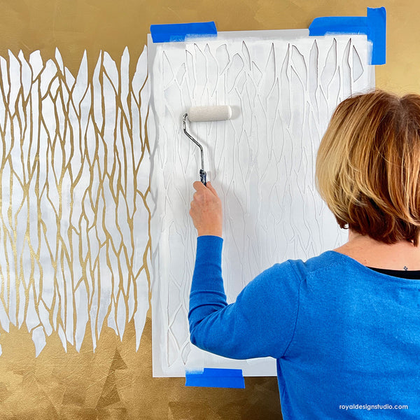 NEW! Marble Texture Stencil