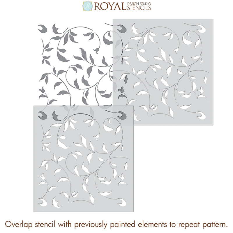 Large Wall Pattern Stencils for Painting Walls with Style large-wall-pattern-stencils-for-painting-walls-with-style