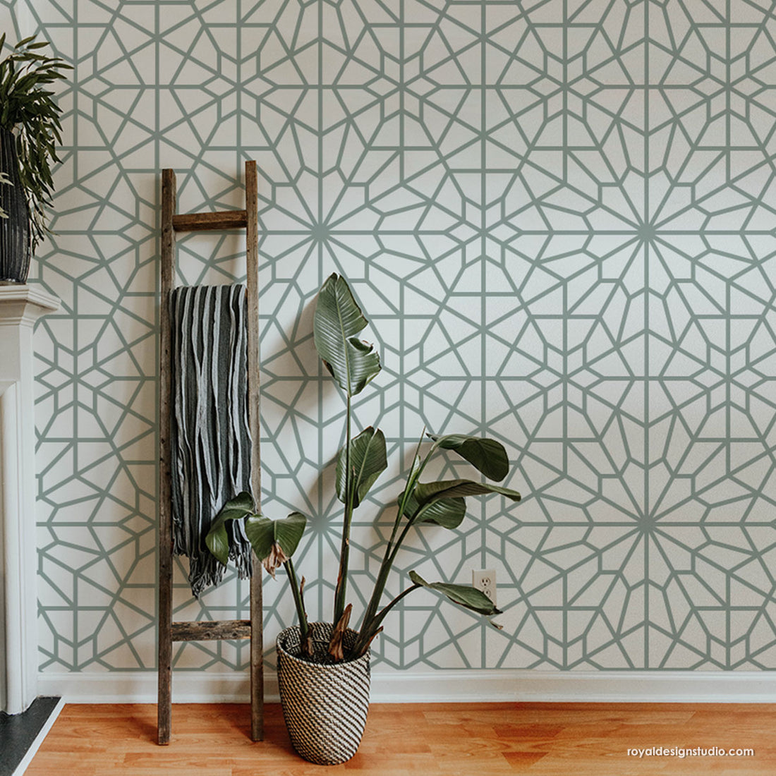Large DIY Moroccan Stencils for Painting Walls and Floors