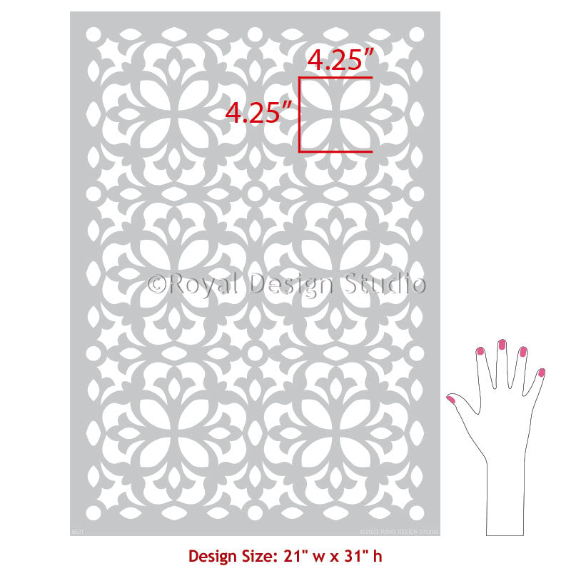 Plantilla de Stencil (15x21cm) V-161