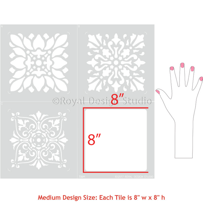 Stencils | Renaissance Tile Stencils 1