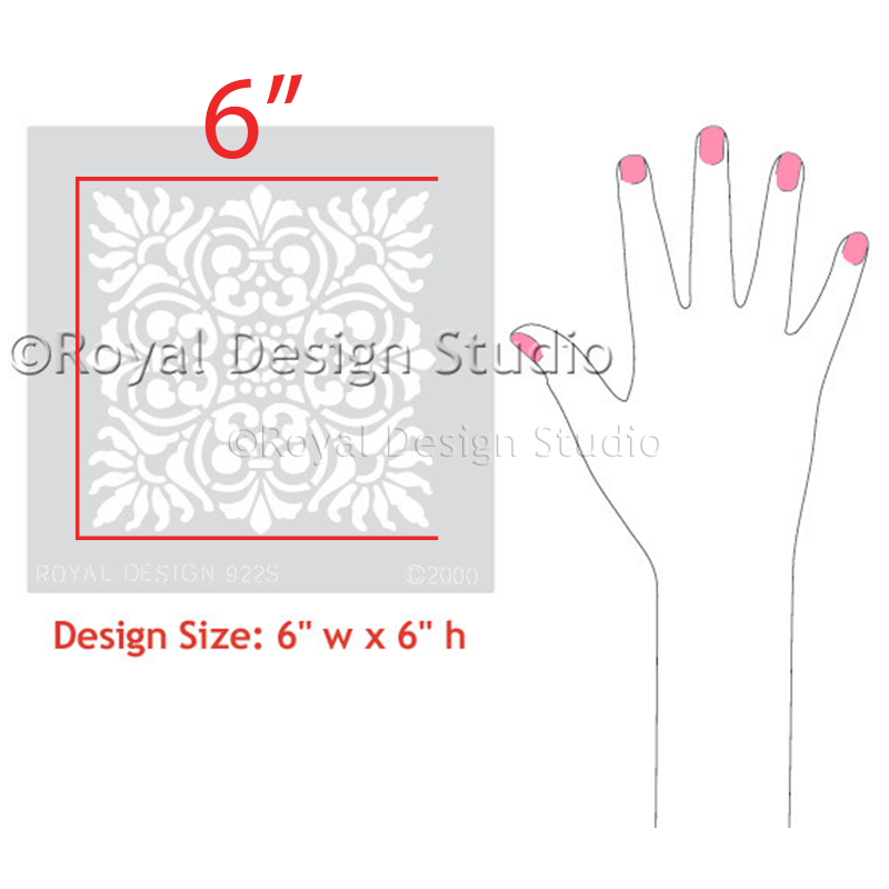 Sicilia Tile Craft Stencil