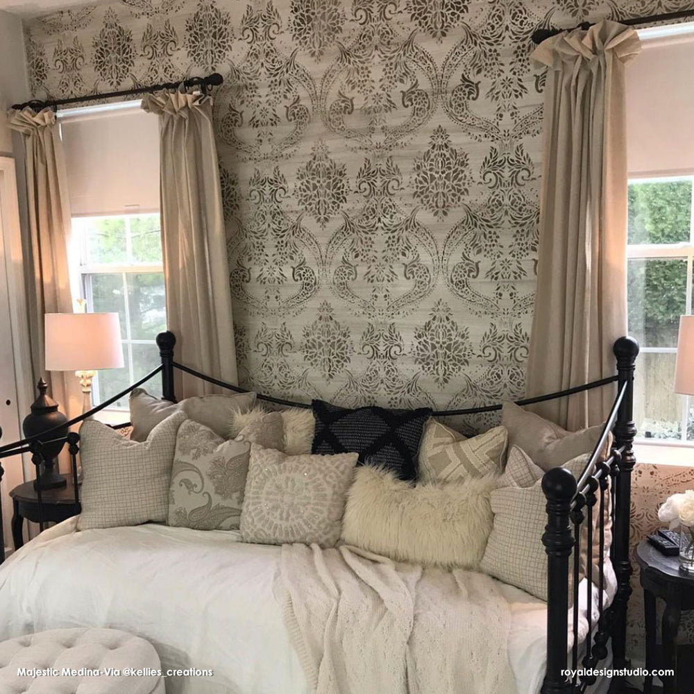 Victorian Wall Stencils | Stenciling Pattern for DIY Home Decor