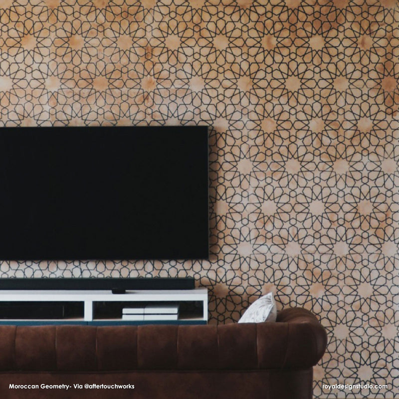 Moroccan Stencils | Moroccan Geometry Stencil