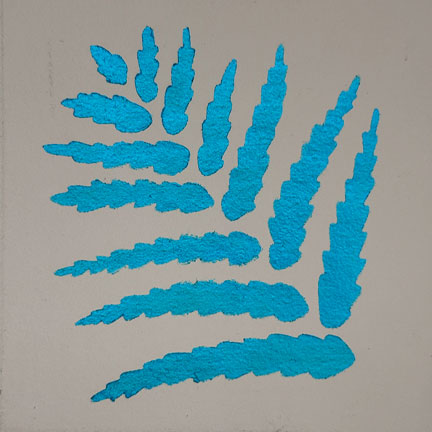 Peacock Fancy Stencil Creme