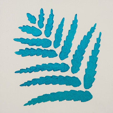 Peacock Fancy Stencil Creme