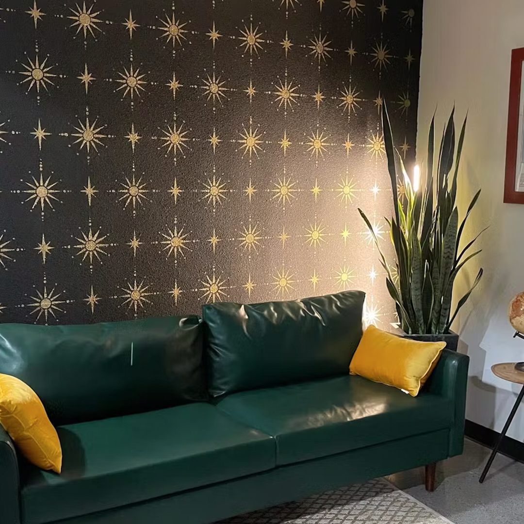Starlight Allover Wall Stencil