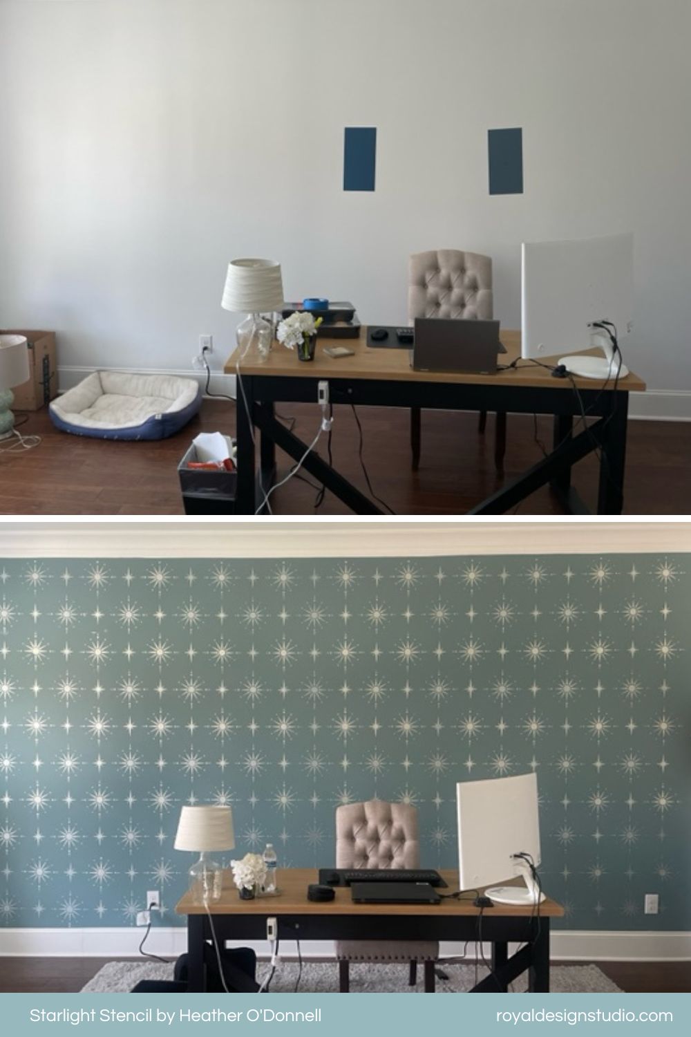 Starlight Allover Wall Stencil