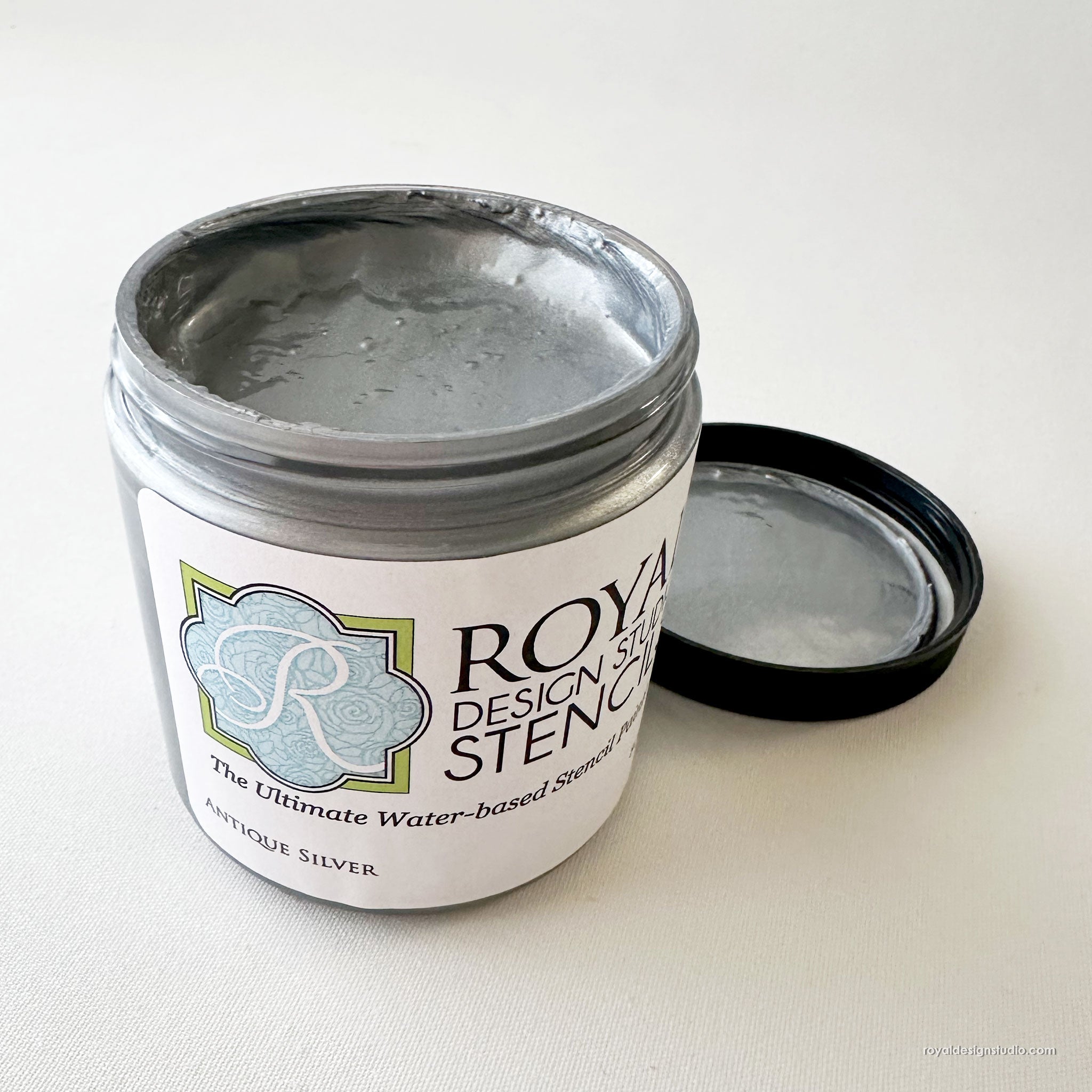 Antique Silver Stencil Creme