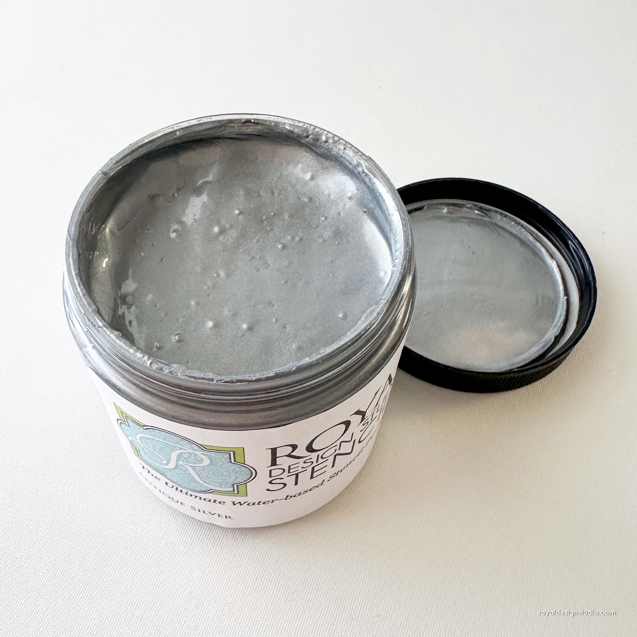 Antique Silver Stencil Creme