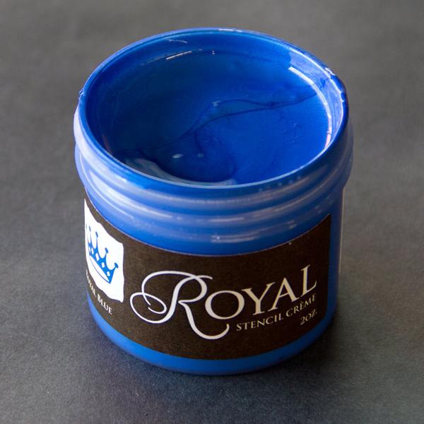Royal Blue Stencil Creme