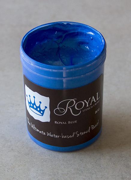 Royal Blue Stencil Creme