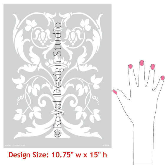 Firenze Classic Panel Stencils - Painted Furniture Panel Stencils - Royal Design Studio