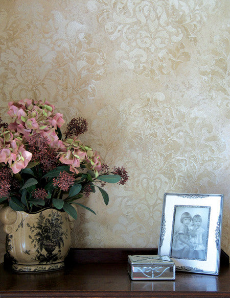 Grand Damask Wall Stencil