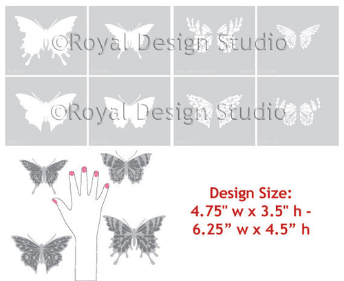 Stencils | Papillon Butterfly Stencil Set
