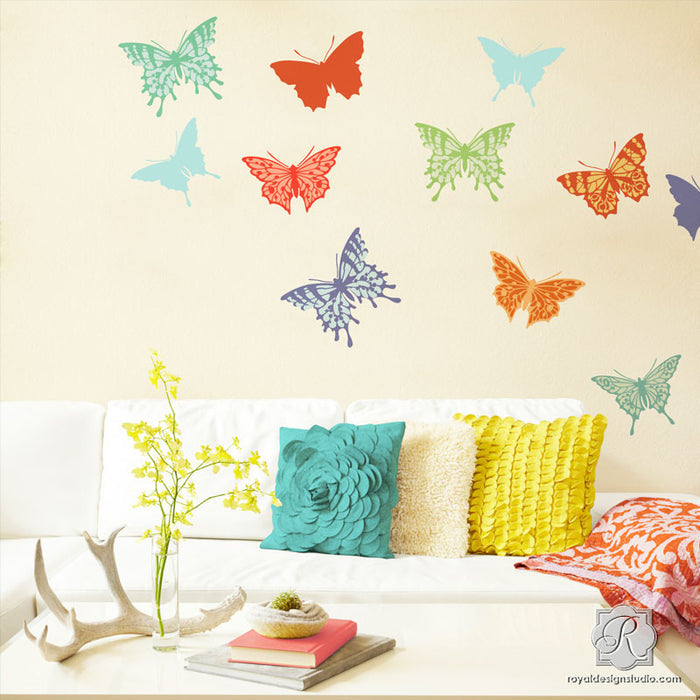 Stencils | Papillon Butterfly Stencil Set