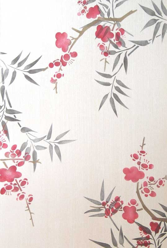 Cherry Blossoms Stencils for walls - Royal Design Studio