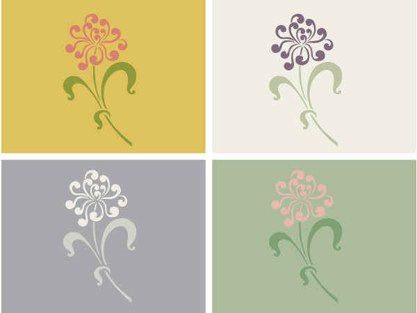 Painting Floral Designs on Walls and Furniture with Classic Flower Stencils