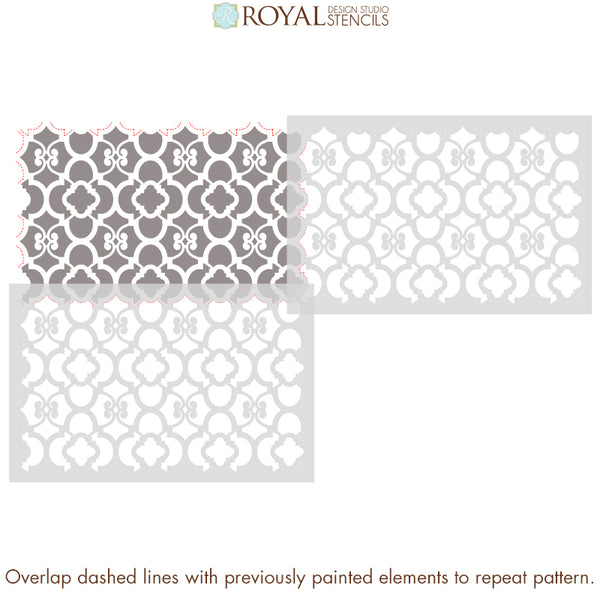Moroccan Stencils, Wall Stencils, & DIY Floor Stencils