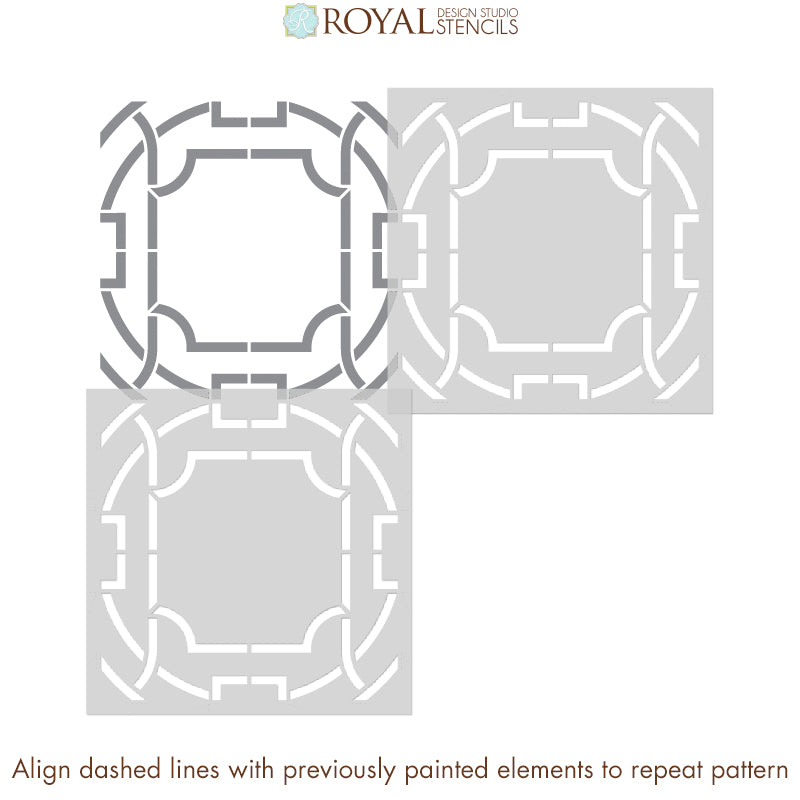 Contempo Trellis Wall Stencil