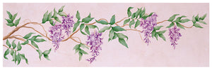 Classic Wall Art Flower Stencils | Wisteria Floral & Vine Stencil