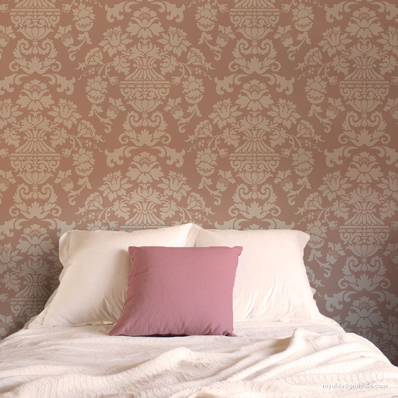 Encantada Damask Stencil