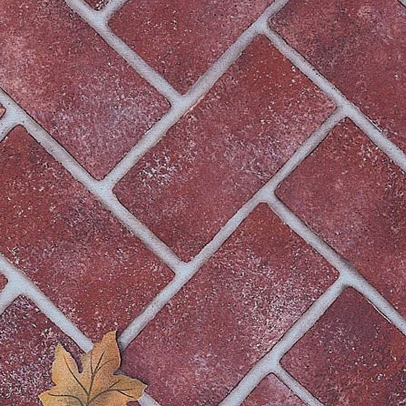 Herringbone Brick Wall Stencil