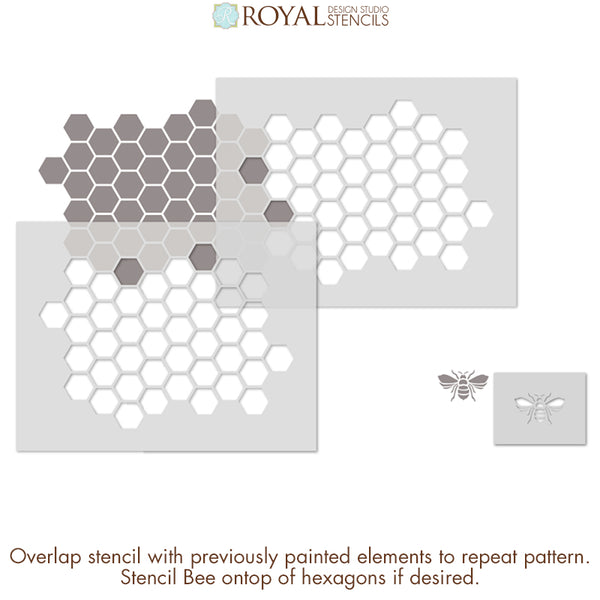 Hive Pattern Stencil