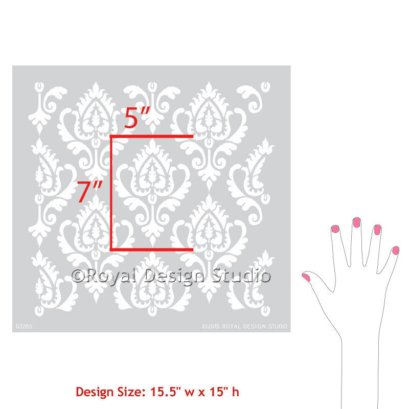 Wall Painting Stencils for Ethnic Inspired Home Decor - Royal Design Studio