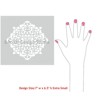 Asma Ornament Stencil - Royal Design Studio