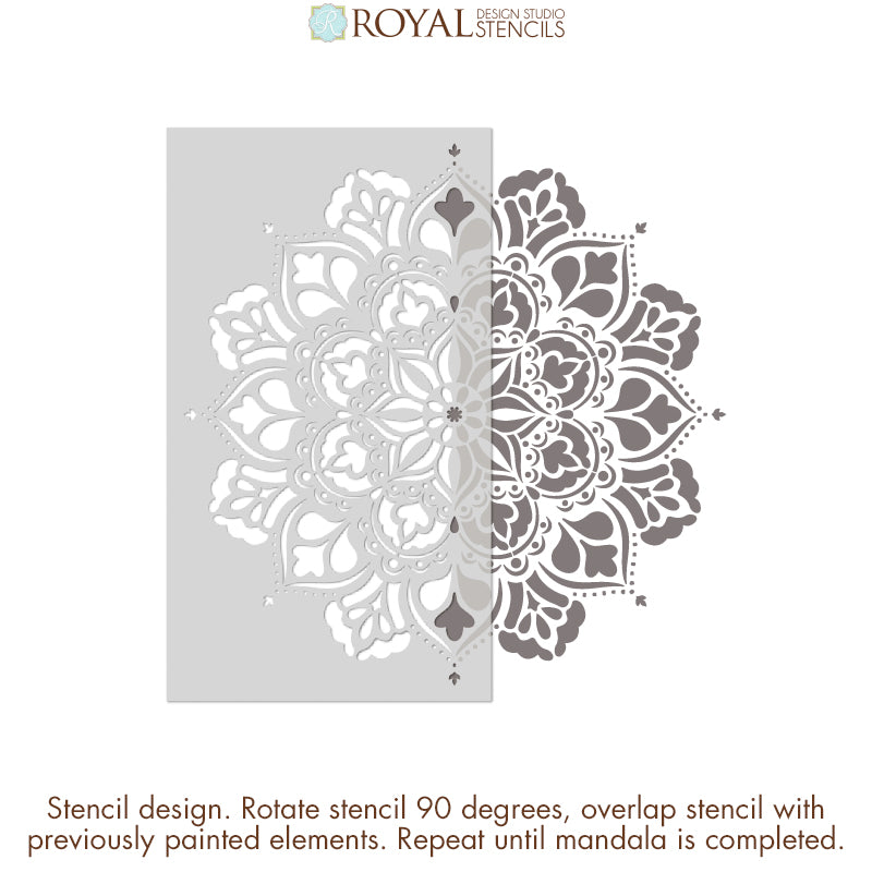 Mandala Stencil Large Mandala Stencil, Mandala Wall Stencil Large Mandala  Wall Stencil, Mandalas Stencils Available in Large & Small Sizes -   Canada