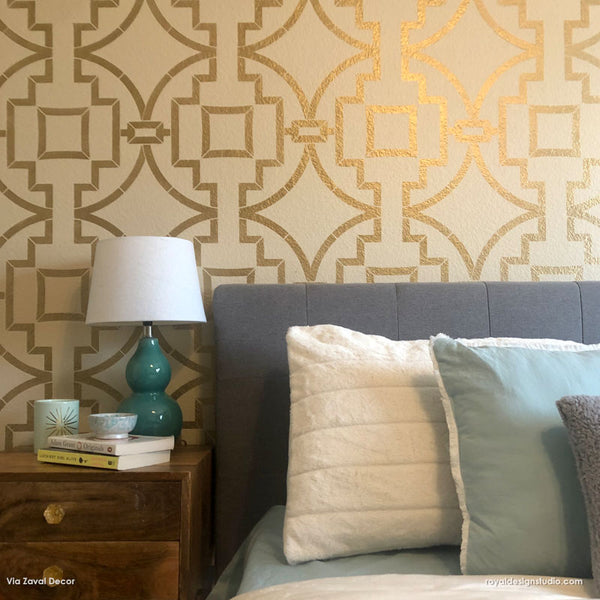 Midtown Trellis Wall Stencil