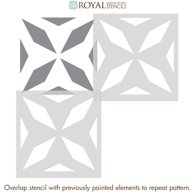 Chrystal Tile Stencil