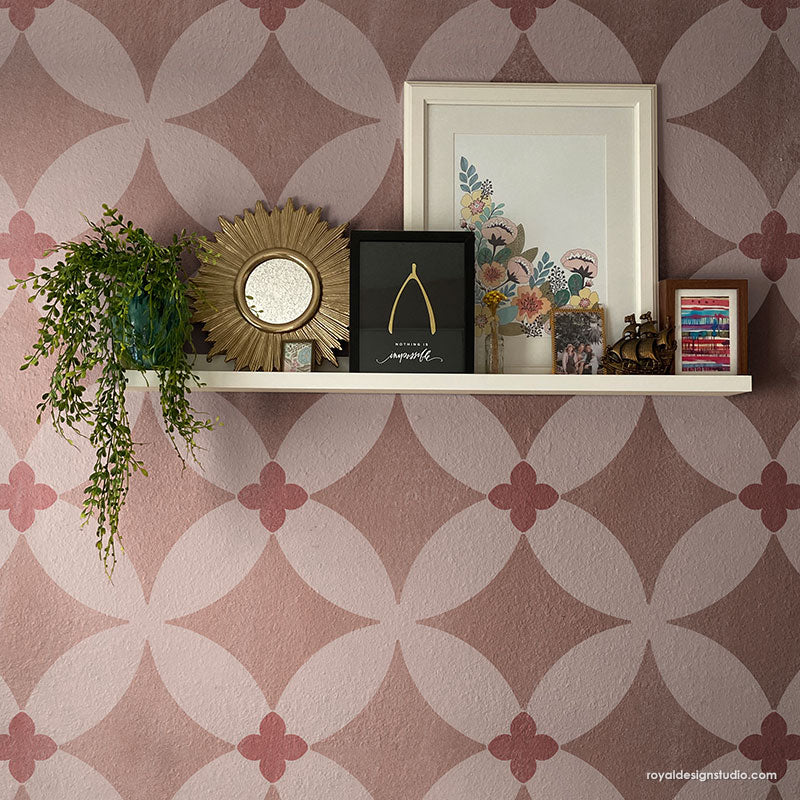 Primrose Tile Stencil