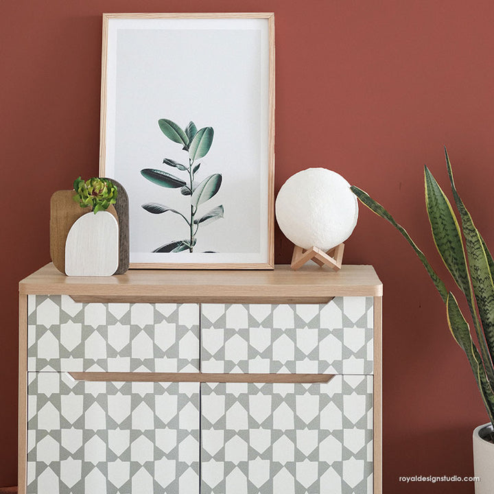 Furniture Stencils for Painting Furniture Makeovers DIY Painted