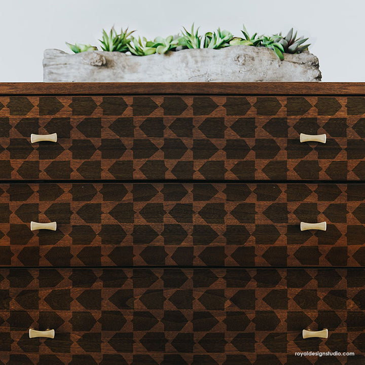 Furniture Stencils for Painting Furniture Makeovers DIY Painted