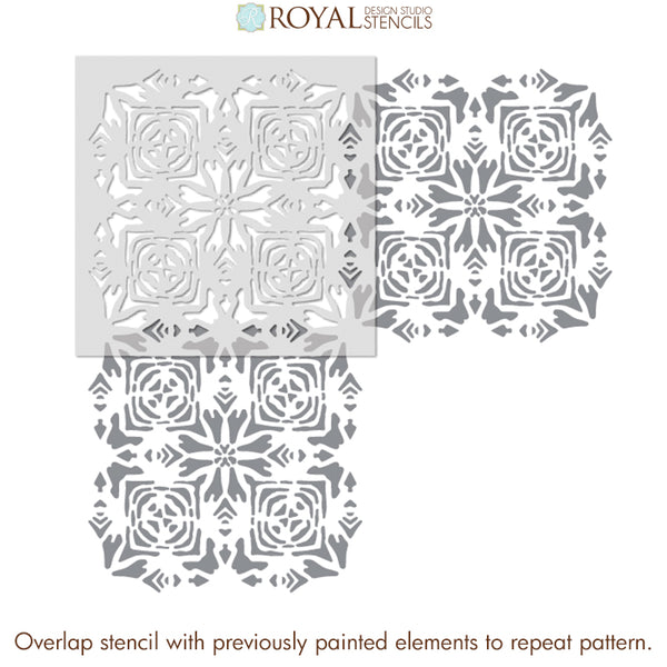 NEW! Tribaliste Wall Stencil