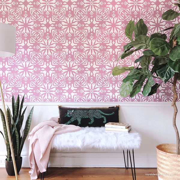 NEW! Tribaliste Wall Stencil