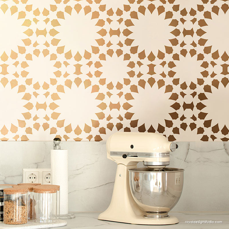 NEW! Modern Souk Moroccan Tile Stencil