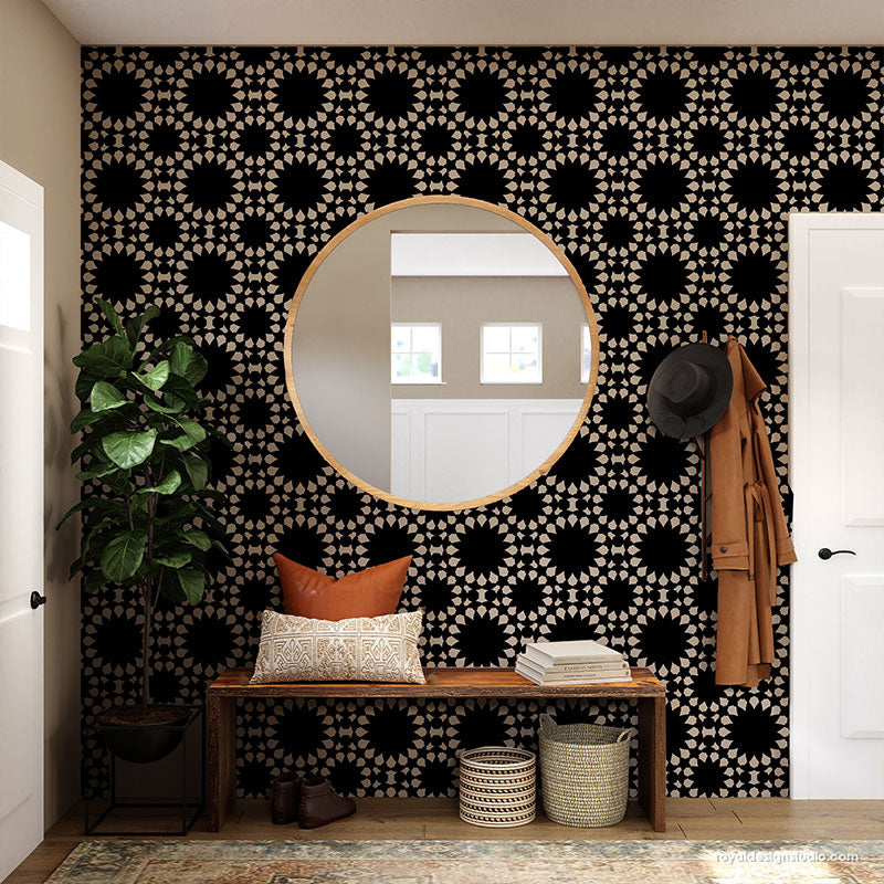 NEW! Modern Souk Moroccan Tile Stencil