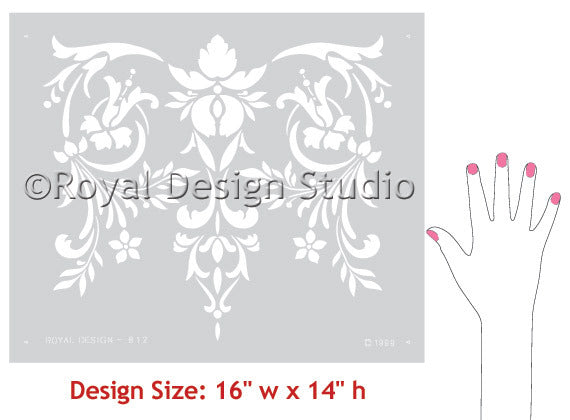 Classic Panel Furniture Stencils - Royal Design Studio