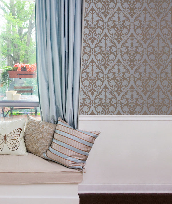 Entwined Trellis Wall Stencil