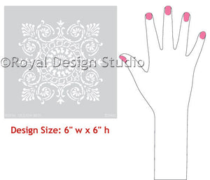 Classic European and Italian Designs Tile Wall Stencils - Royal Design Studio