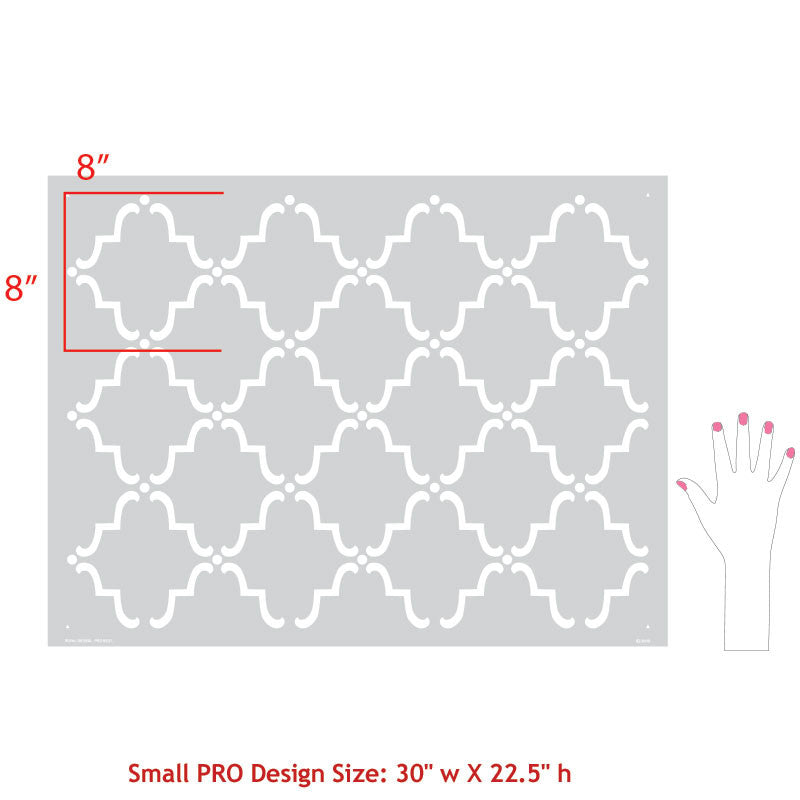 Moorish Trellis Furniture Stencil