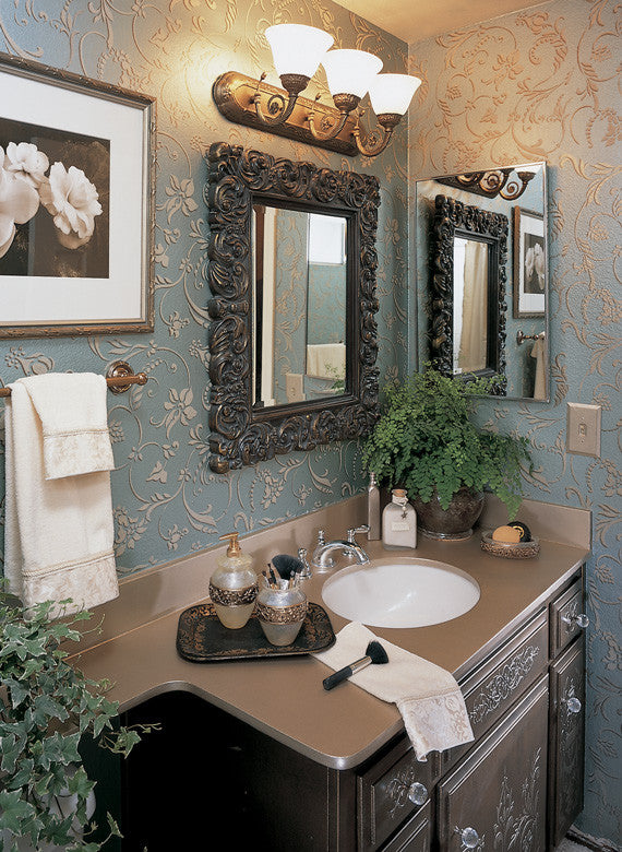 Flourish Allover Wall Stencil